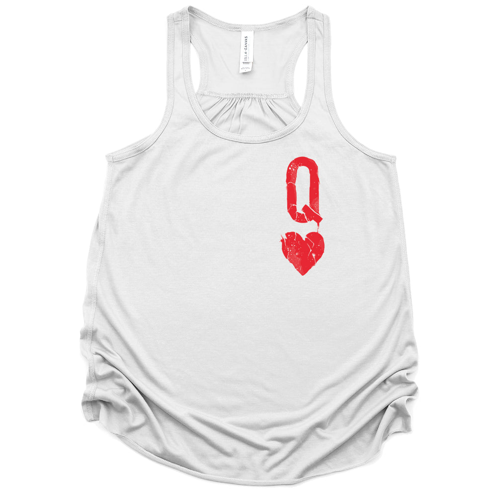 Queen of Hearts Distressed: Reign of Chaos Tank Top