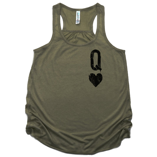 Queen of Hearts Distressed: Reign of Chaos Tank Top