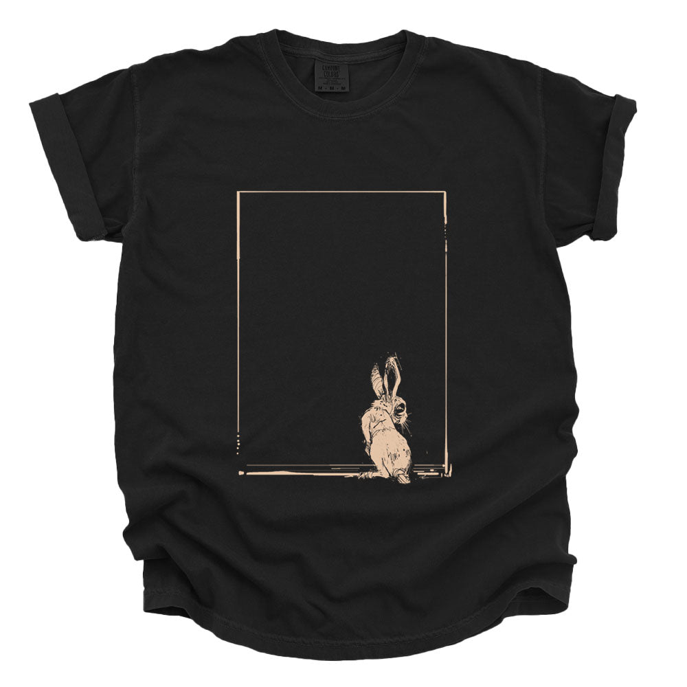 Rabbit in the Corner: Timeout Chic Heavyweight Tee