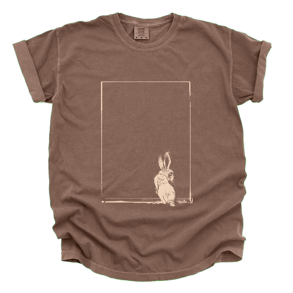 Rabbit in the Corner: Timeout Chic Heavyweight Tee
