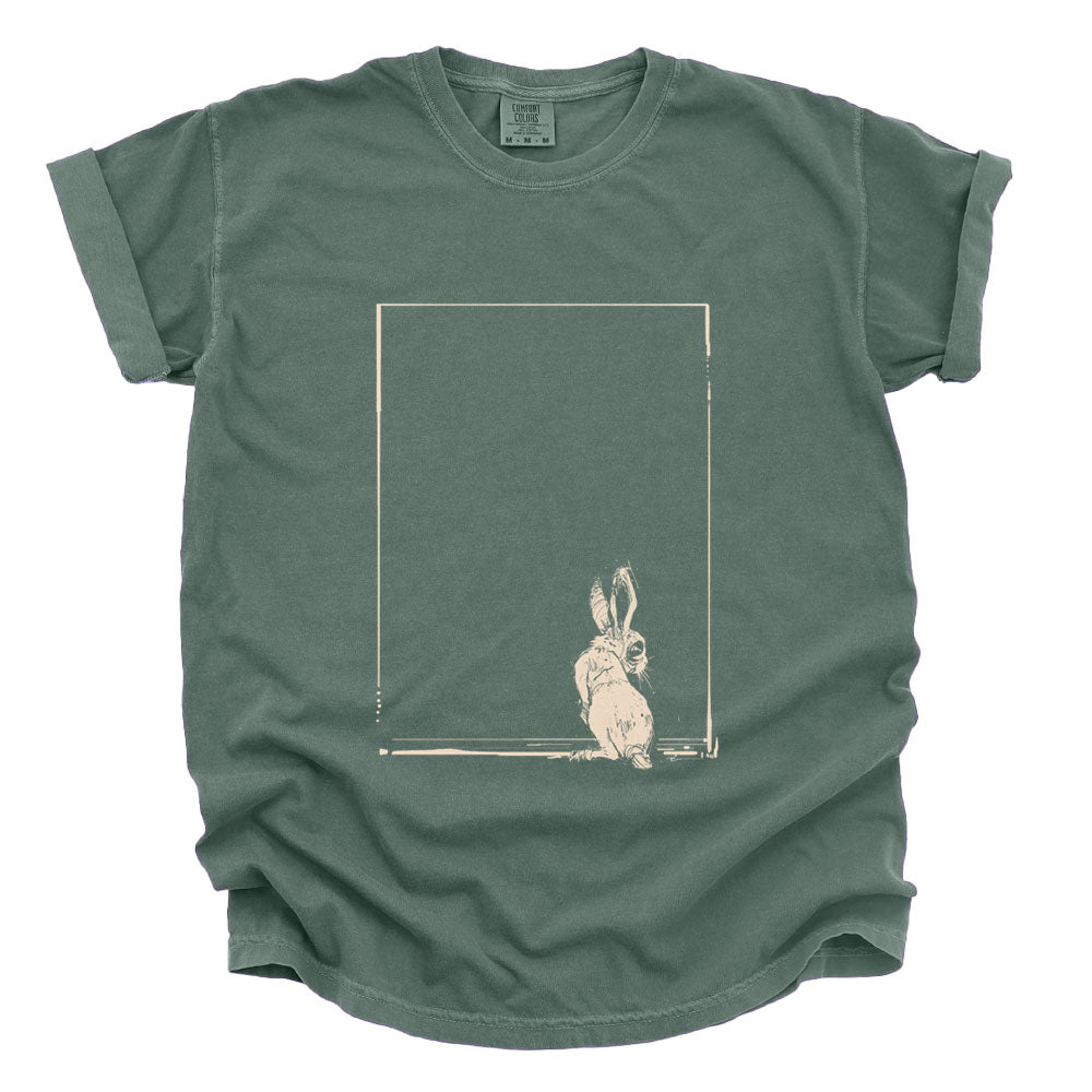 Rabbit in the Corner: Timeout Chic Heavyweight Tee