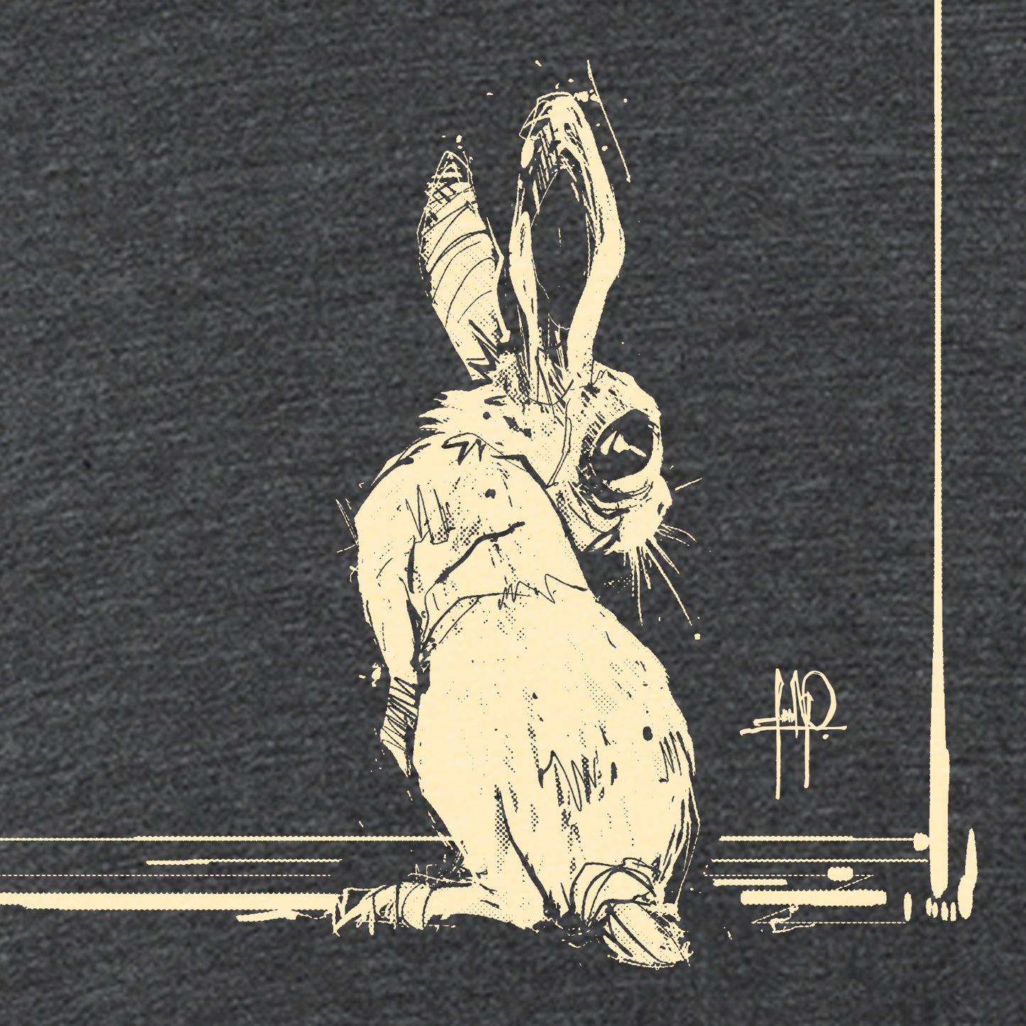 Rabbit in the Corner: Timeout Chic T-Shirt