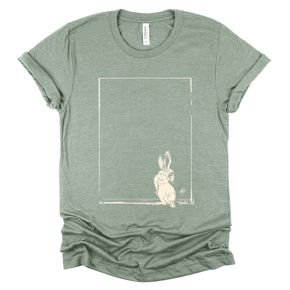 Rabbit in the Corner: Timeout Chic T-Shirt