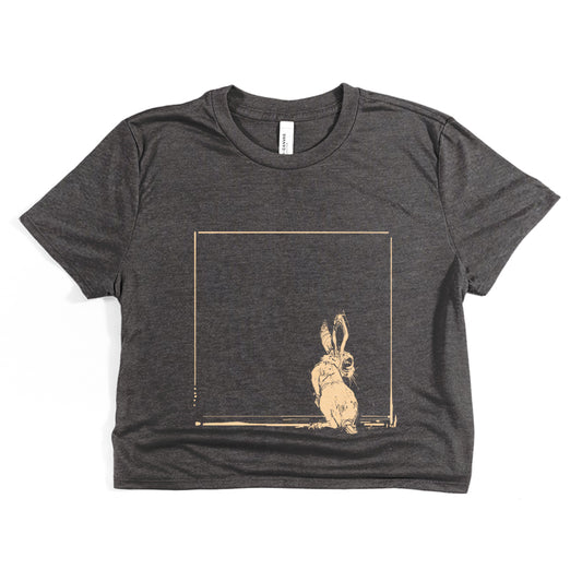 Rabbit in the Corner: Timeout Chic Crop Tee