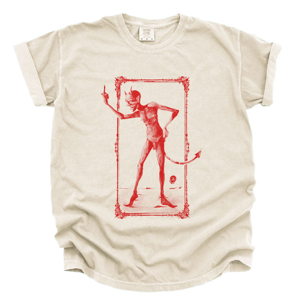 Rebel Devil: Vintage Mischief Heavyweight T-shirt