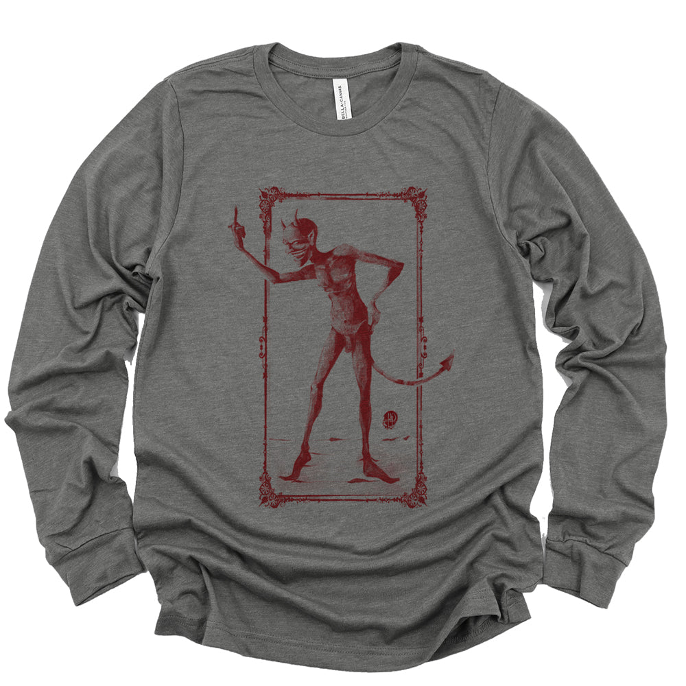Rebel Devil: Vintage Mischief Long Sleeve Tee