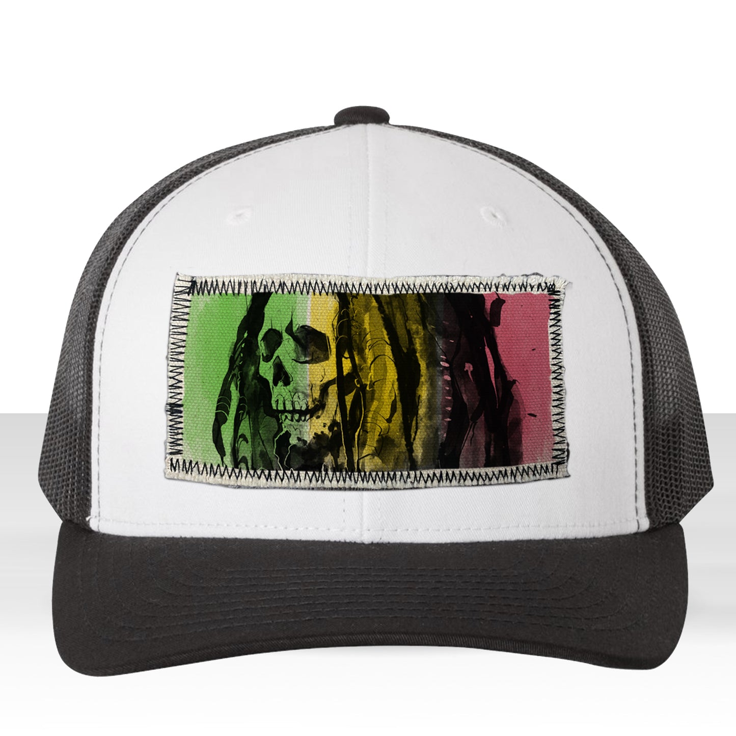Reggae Roots Print: Tribute to Bob Marley Trucker Hat
