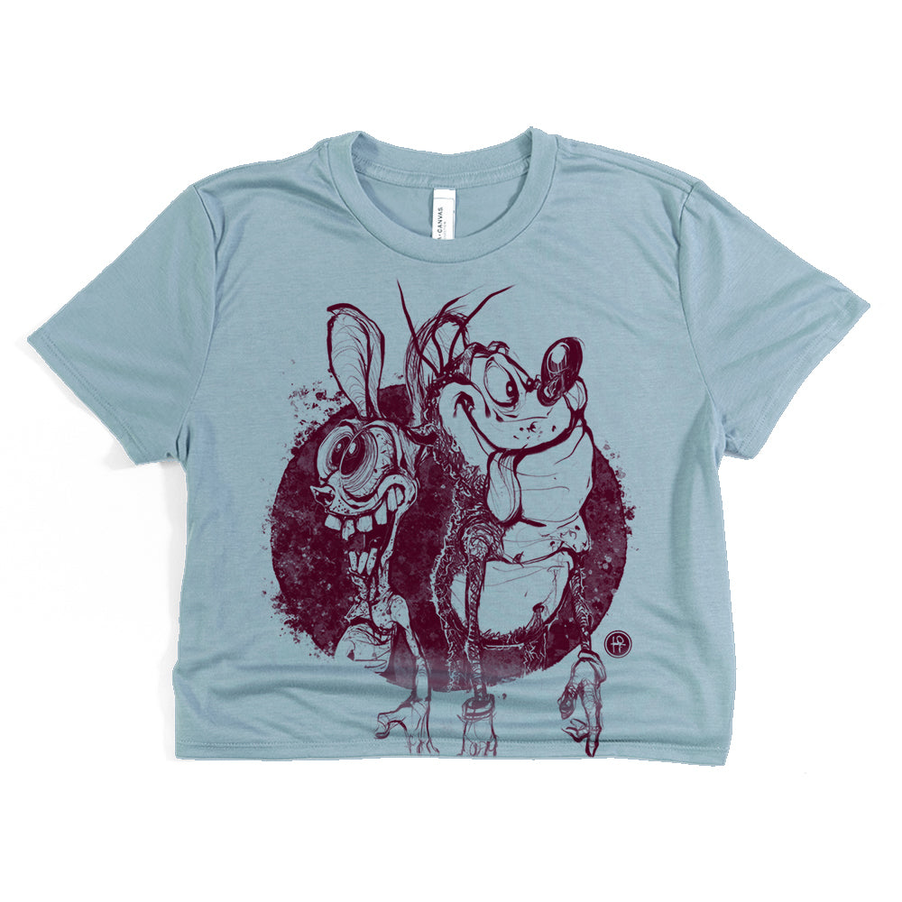 Ren & Stimpy: Obscene Nostalgia Crop Tee