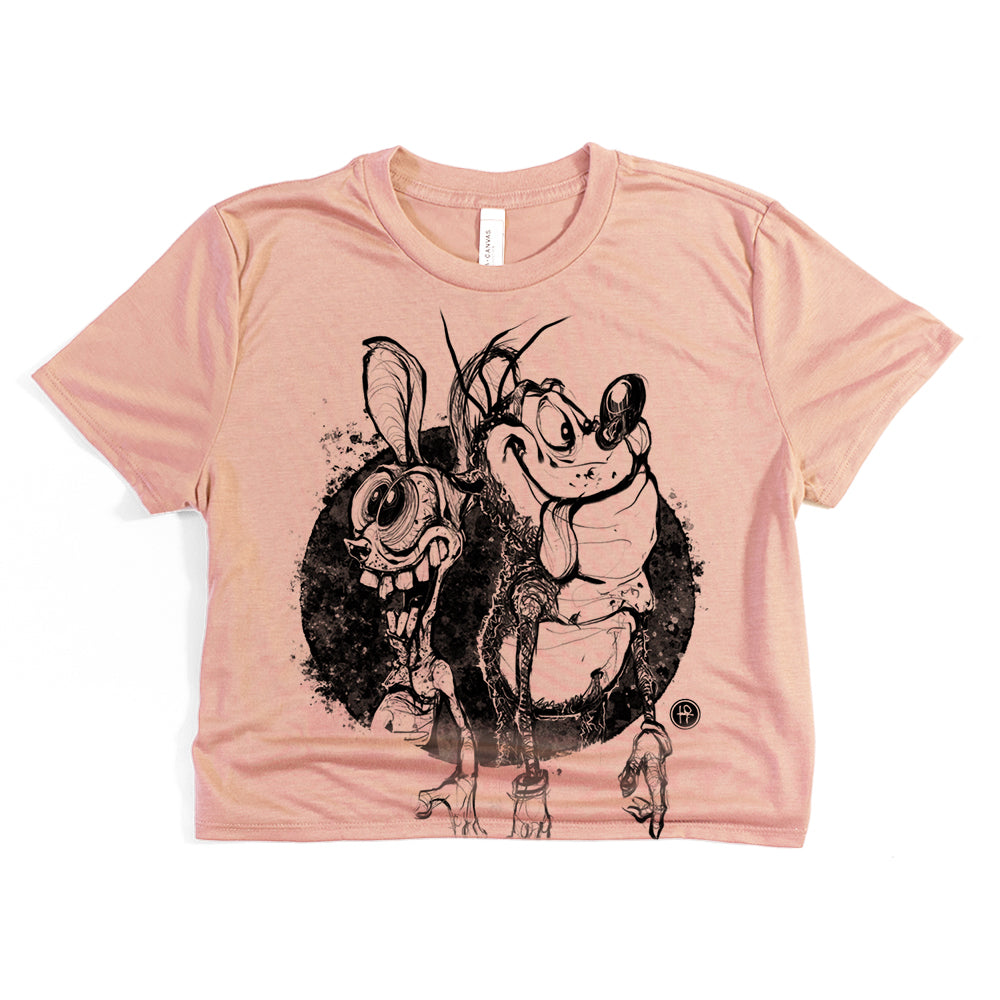 Ren & Stimpy: Obscene Nostalgia Crop Tee