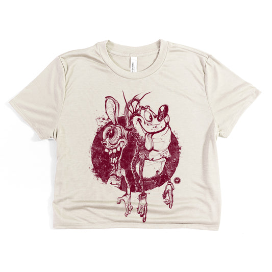 Ren & Stimpy: Obscene Nostalgia Crop Tee