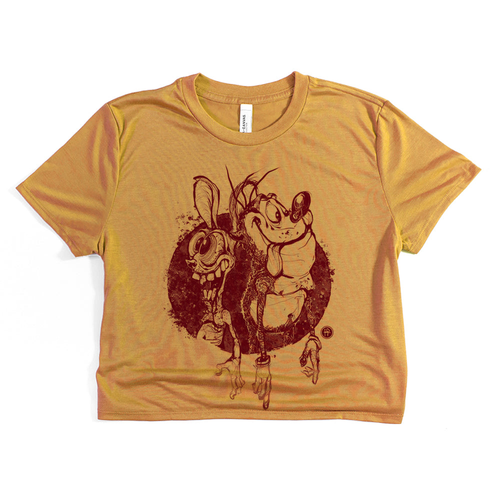 Ren & Stimpy: Obscene Nostalgia Crop Tee