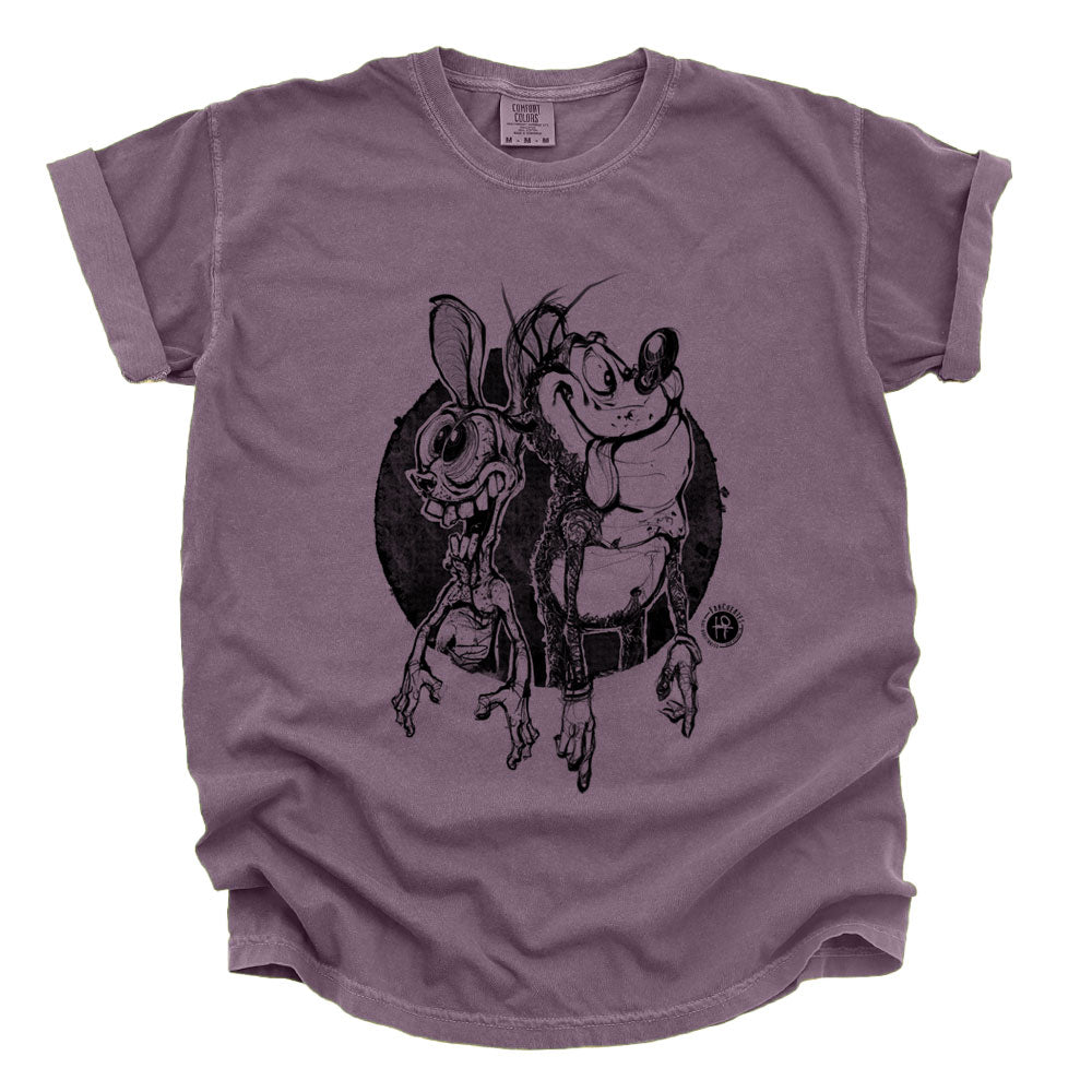 Ren & Stimpy: Obscene Nostalgia Heavyweight Tee