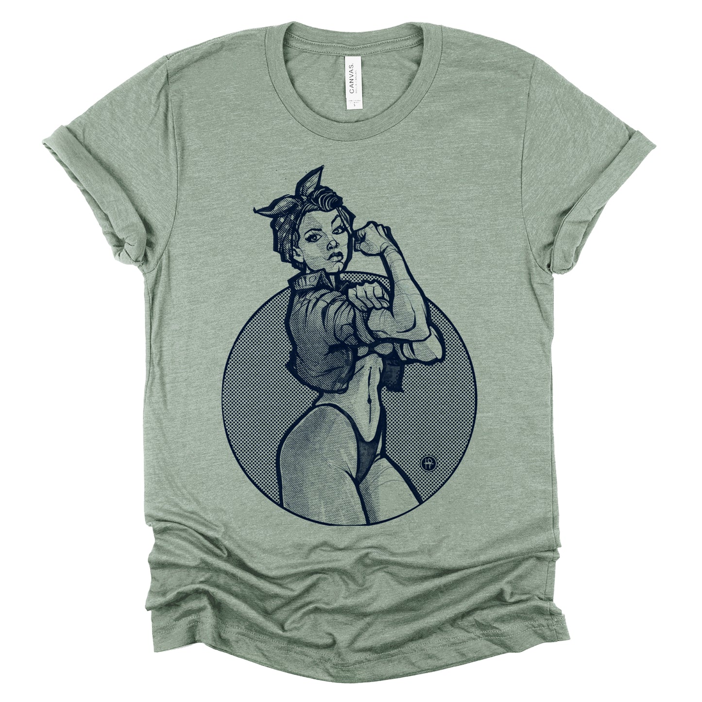 Rosie the Riveter: A Twist of Humor T-Shirt