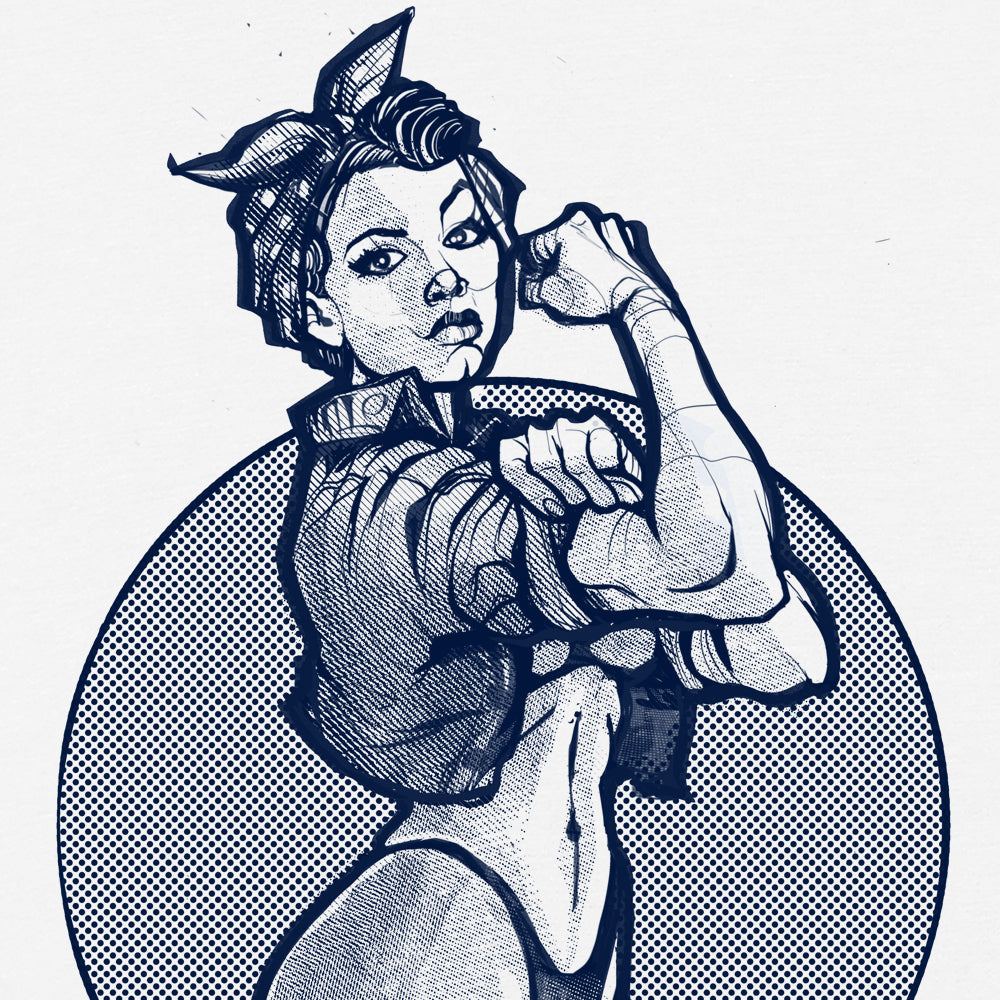 Rosie the Riveter: A Twist of Humor T-Shirt