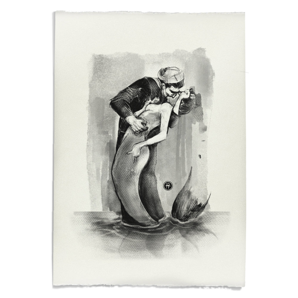 Sailor's Kiss: A Seaside Romance Art Print