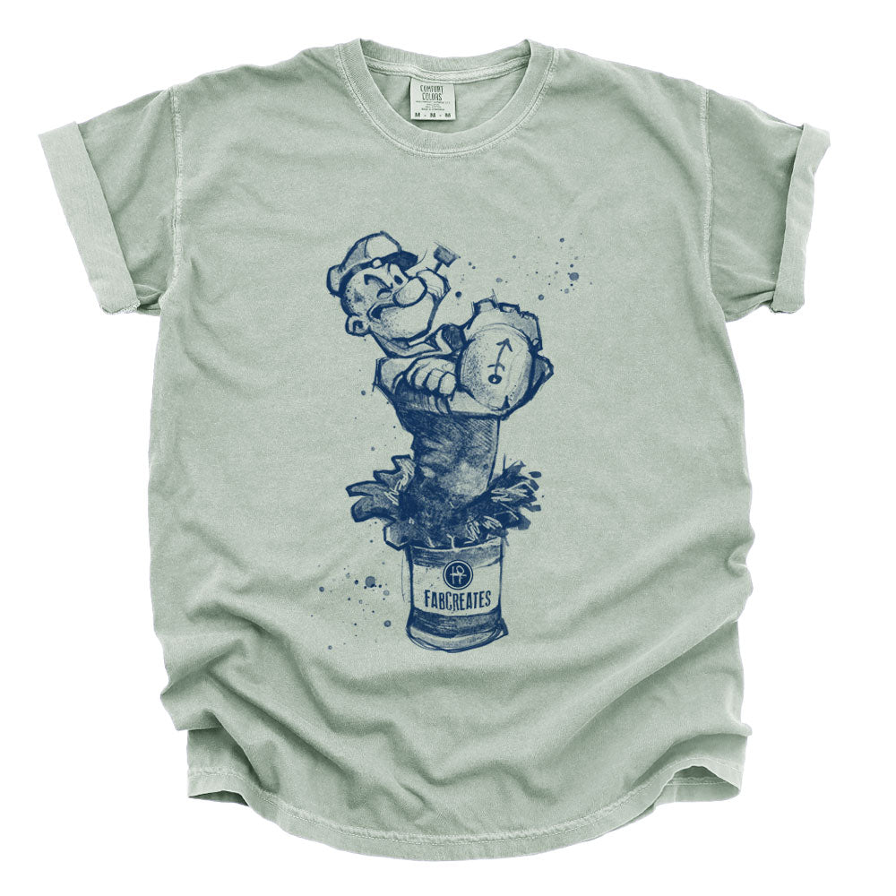 Sailor's Spinach: Powered by FabCreates Heavyweight Tee