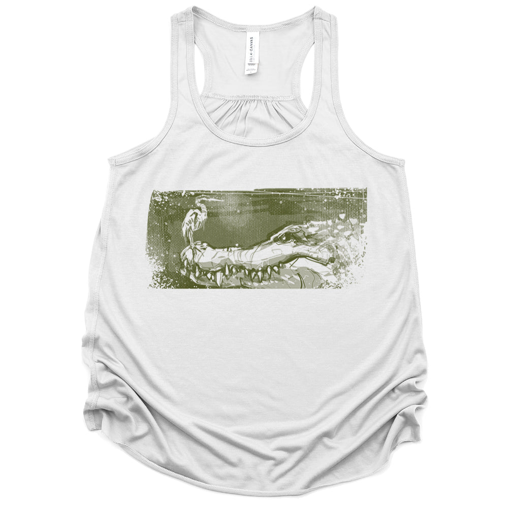 Sawgrass: Florida's Serene Landscape Tank Top