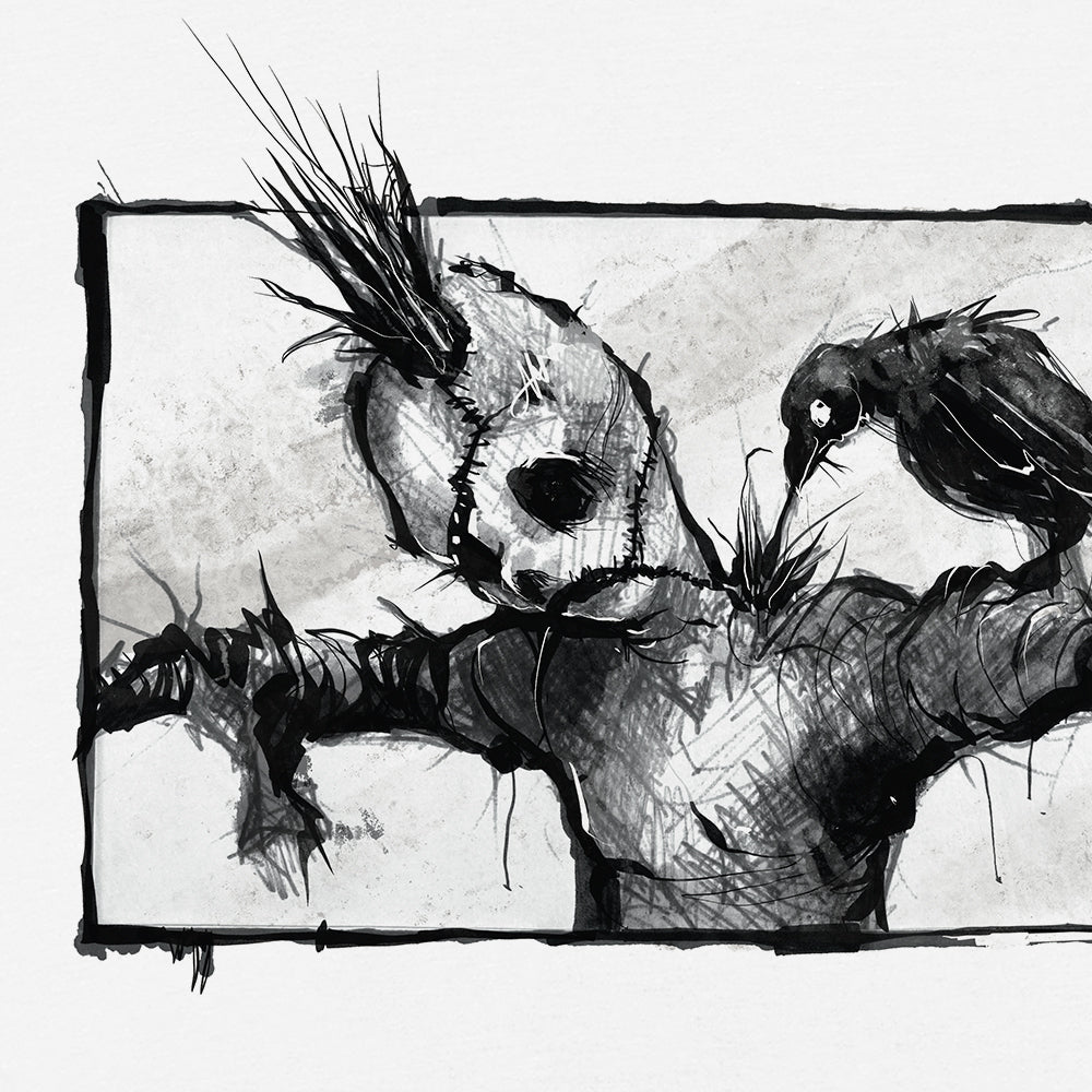 Scarecrow & The Crow: Twisted Harvest T-Shirt