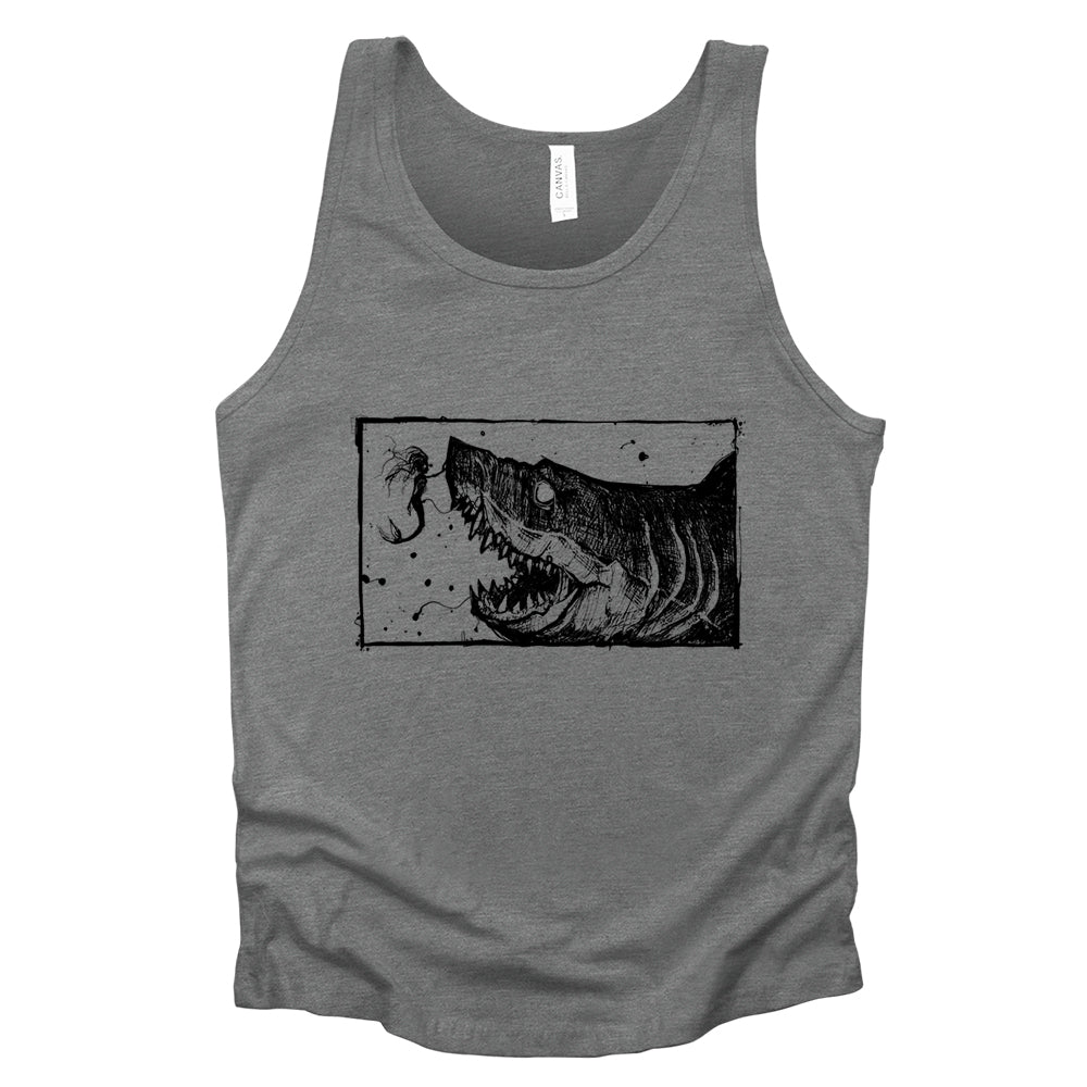 Mermaid & the Shark: Friends and Foes of the Sea Tank Top