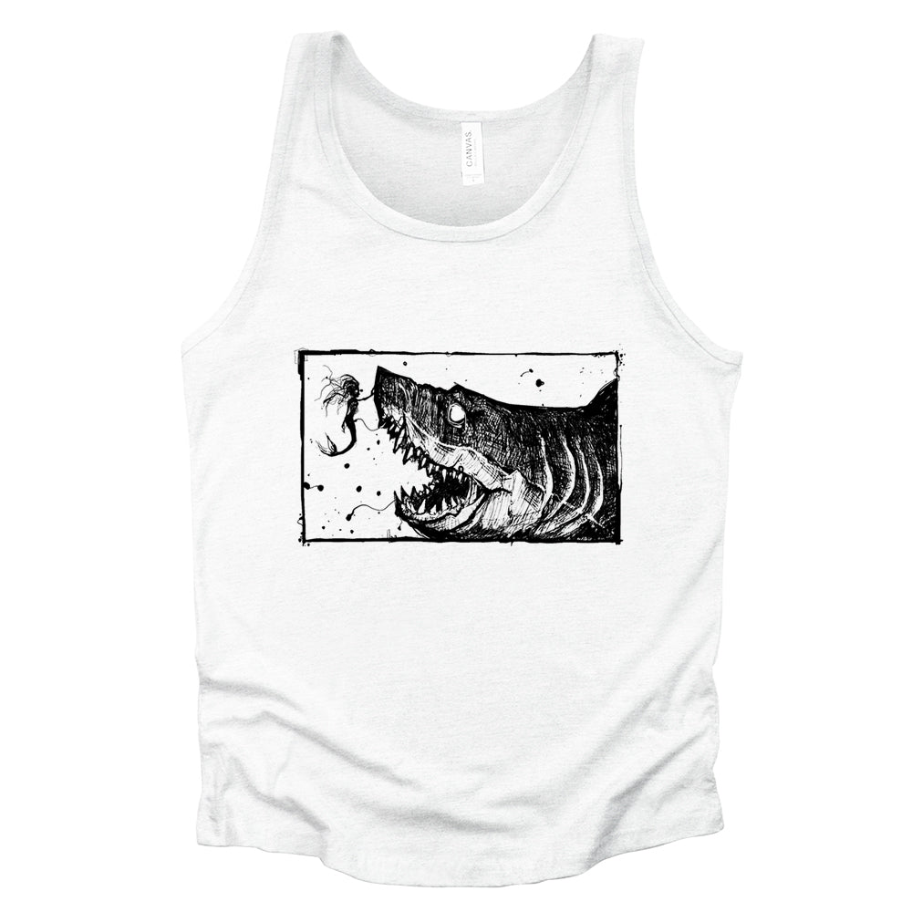 Mermaid & the Shark: Friends and Foes of the Sea Tank Top