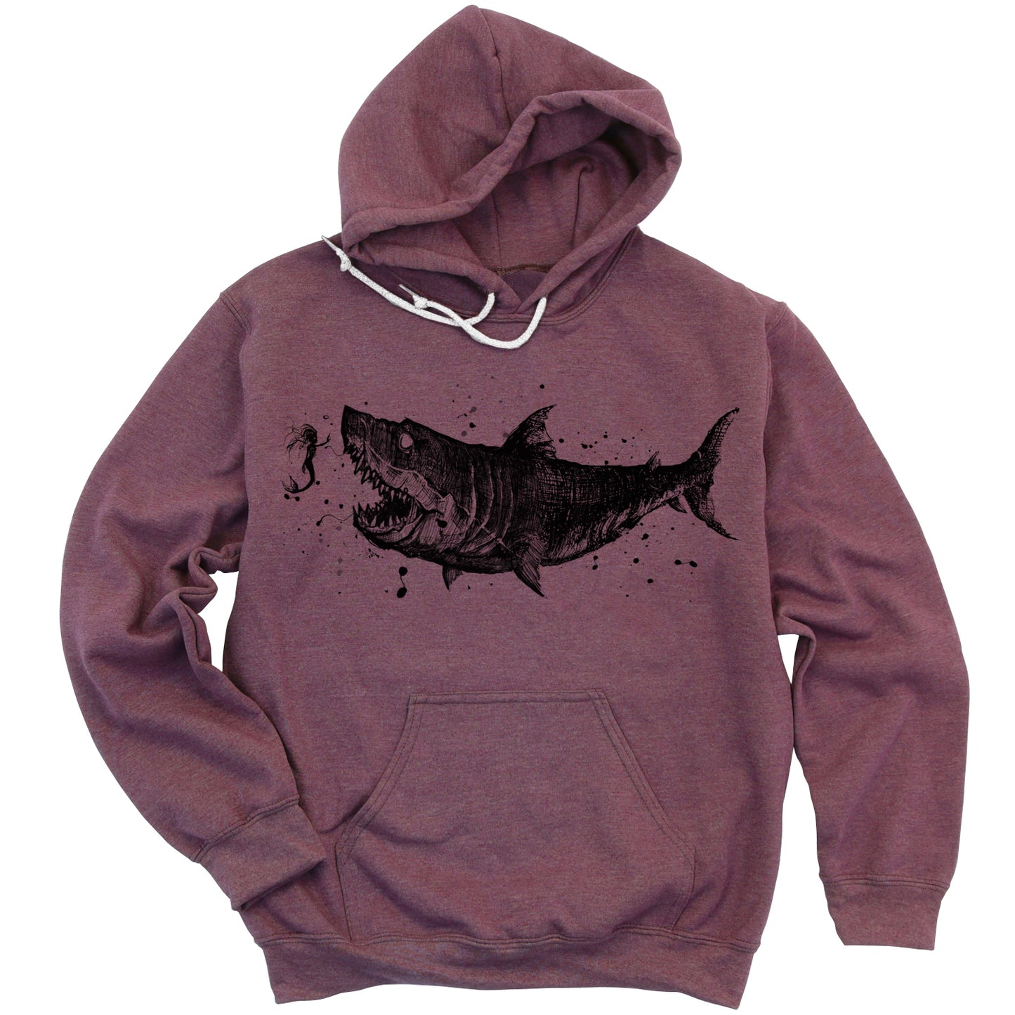 Mermaid & the Shark: Friends and Foes of the Sea Hoodie