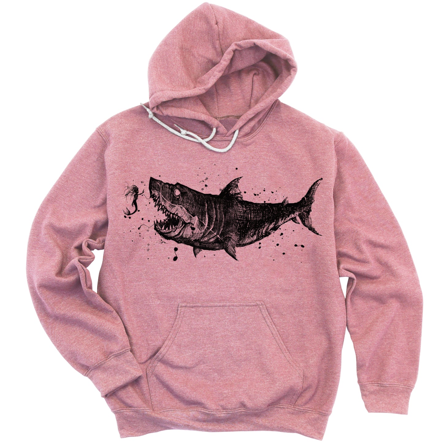 Mermaid & the Shark: Friends and Foes of the Sea Hoodie