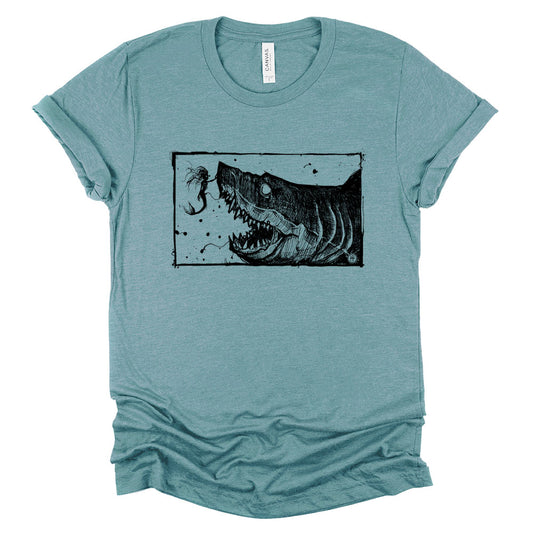 Mermaid & the Shark: Friends and Foes of the Sea T-shirt