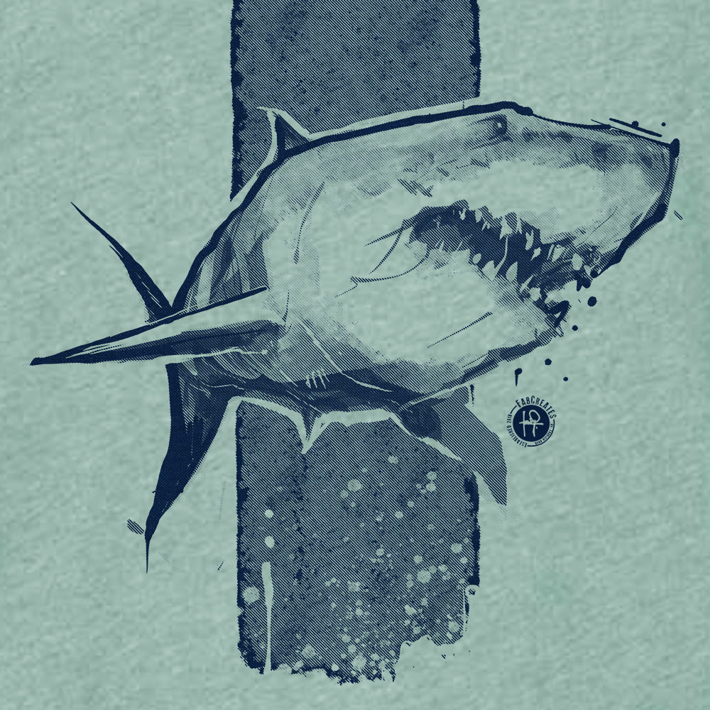 Swimming Shark: Aquatic Majesty T-shirt