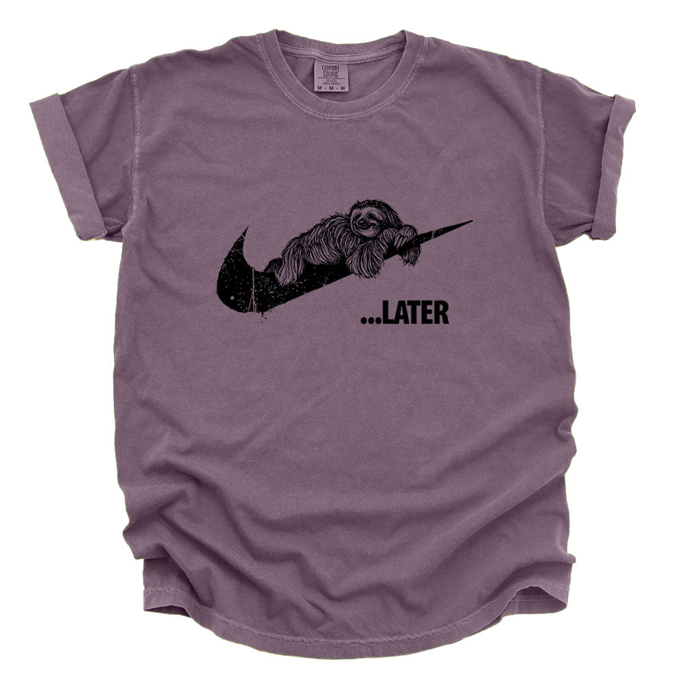 Sloth Ya Later: Embrace the Lazy Heavyweight Tee