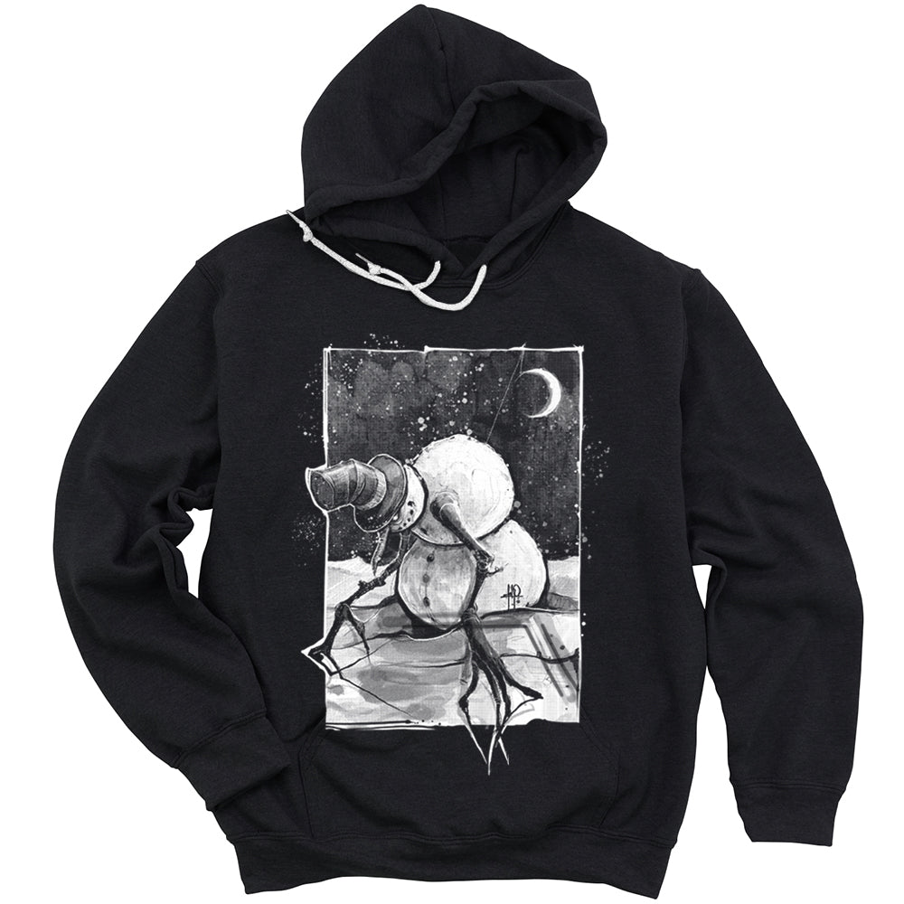 Nocturnal Snowman Hoodie