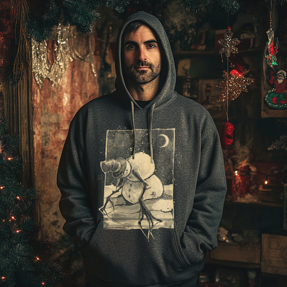 Nocturnal Snowman Hoodie
