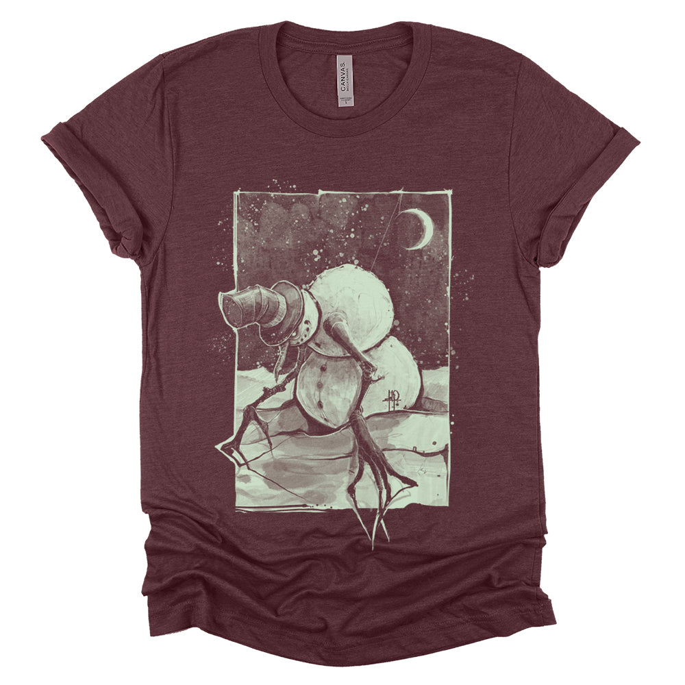 Nocturnal Snowman T-Shirt