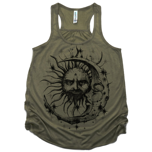 Sun & Moon: Celestial Duo Tank Top