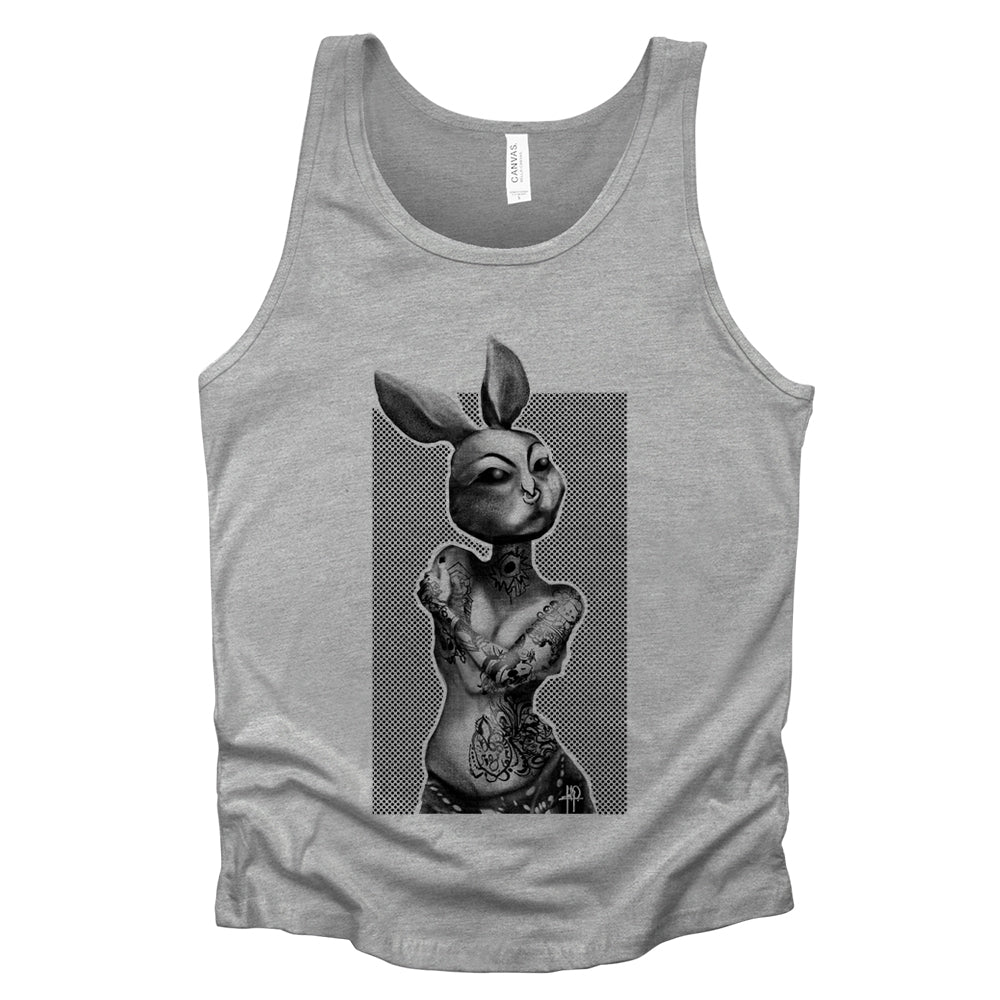 Tattooed Bunny: Victorian Elegance Tank Top