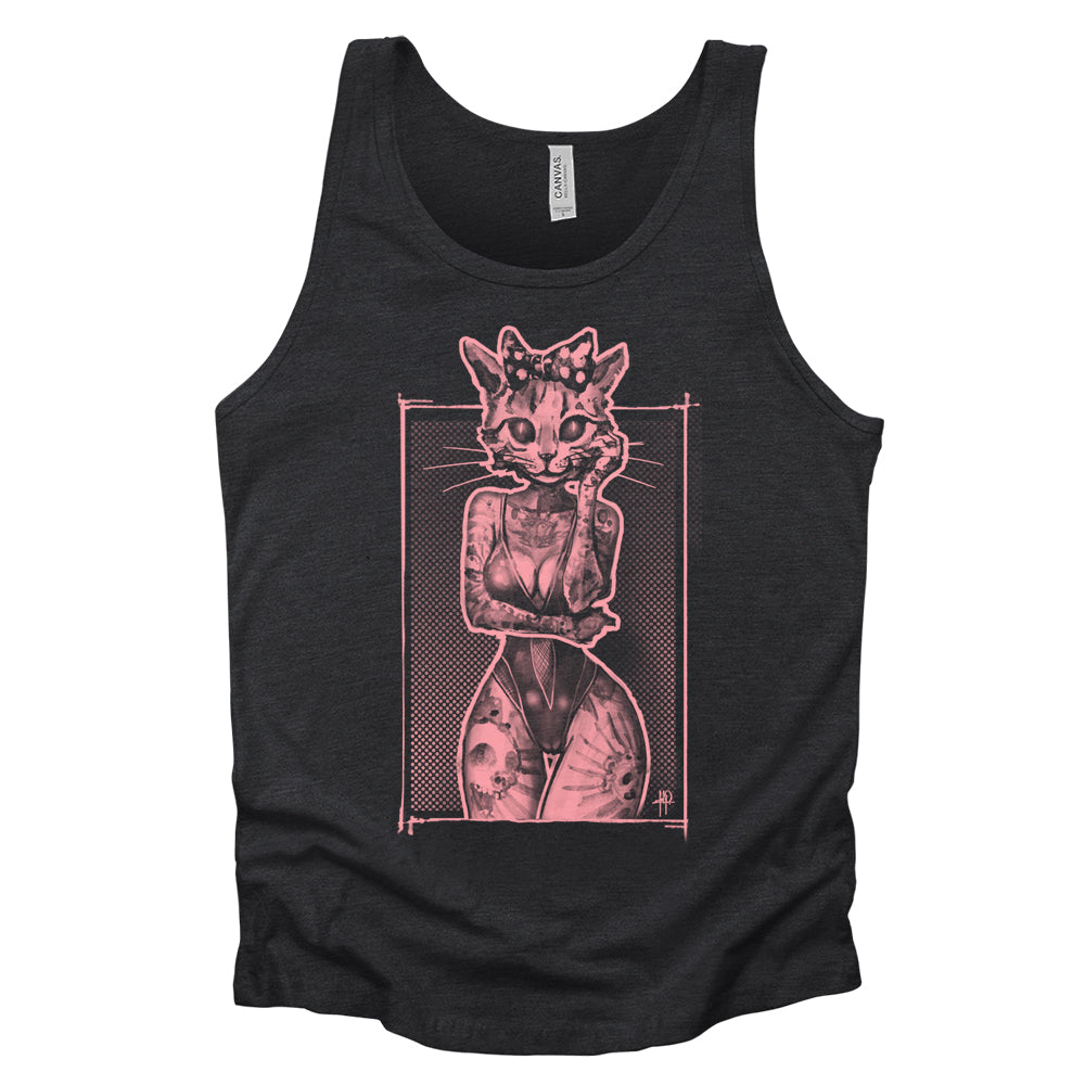 Tattooed Kitty: Victorian Kitty Elegance Tank Top