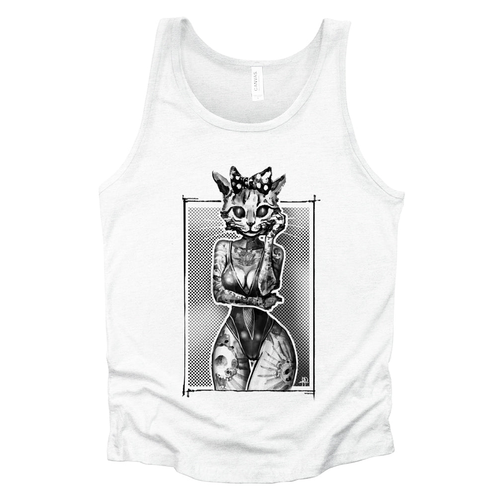 Tattooed Kitty: Victorian Kitty Elegance Tank Top