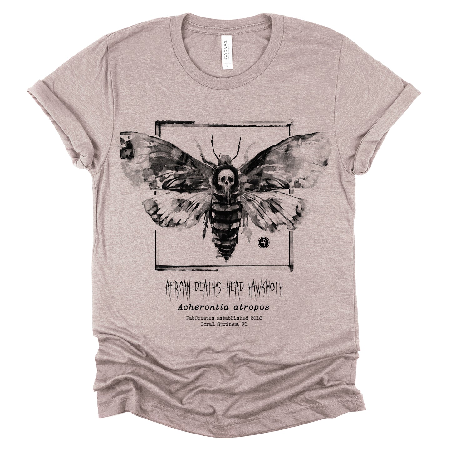 Taxidermy: African Death's Head Hawkmoth T-Shirt