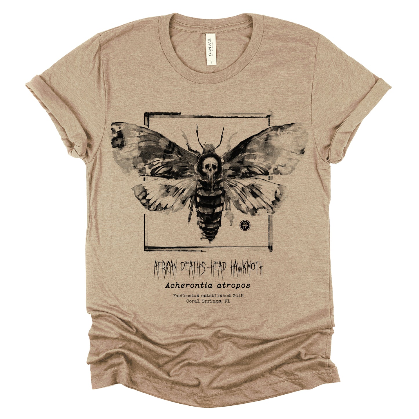 Taxidermy: African Death's Head Hawkmoth T-Shirt