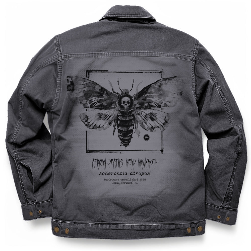 Taxidermy: African Death's Head Hawkmoth Maverick Jacket