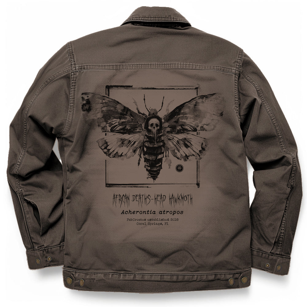 Taxidermy: African Death's Head Hawkmoth Maverick Jacket