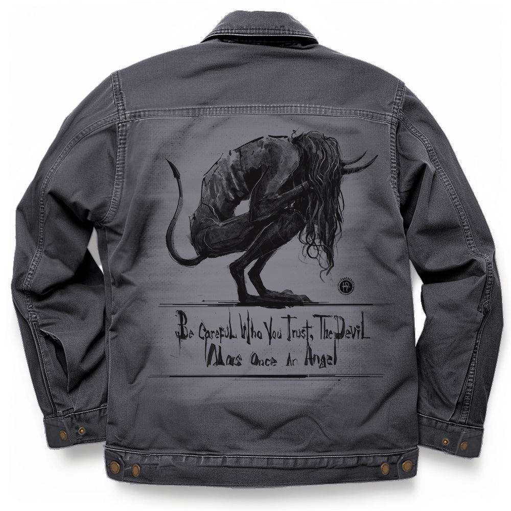 Don't Trust the Devil: Beware of the Fallen Angel Maverick Jacket