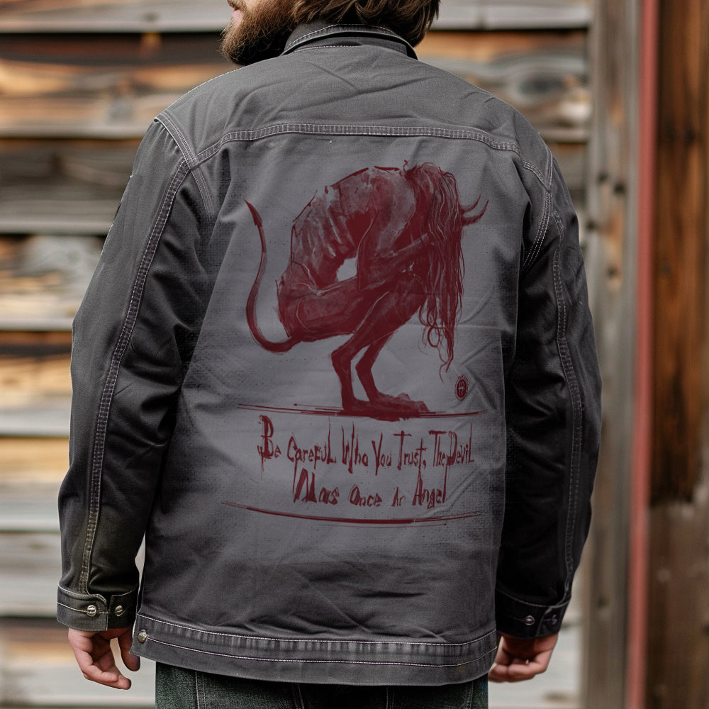 Don't Trust the Devil: Beware of the Fallen Angel Maverick Jacket