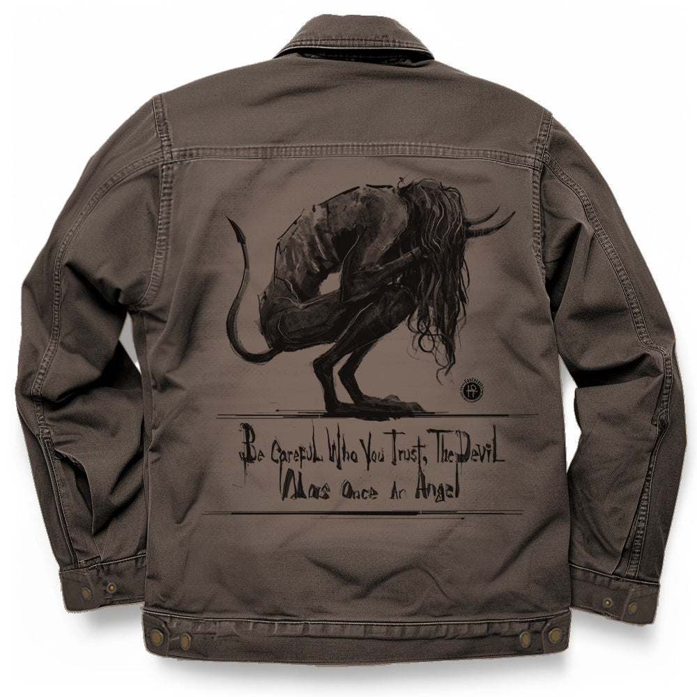 Don't Trust the Devil: Beware of the Fallen Angel Maverick Jacket