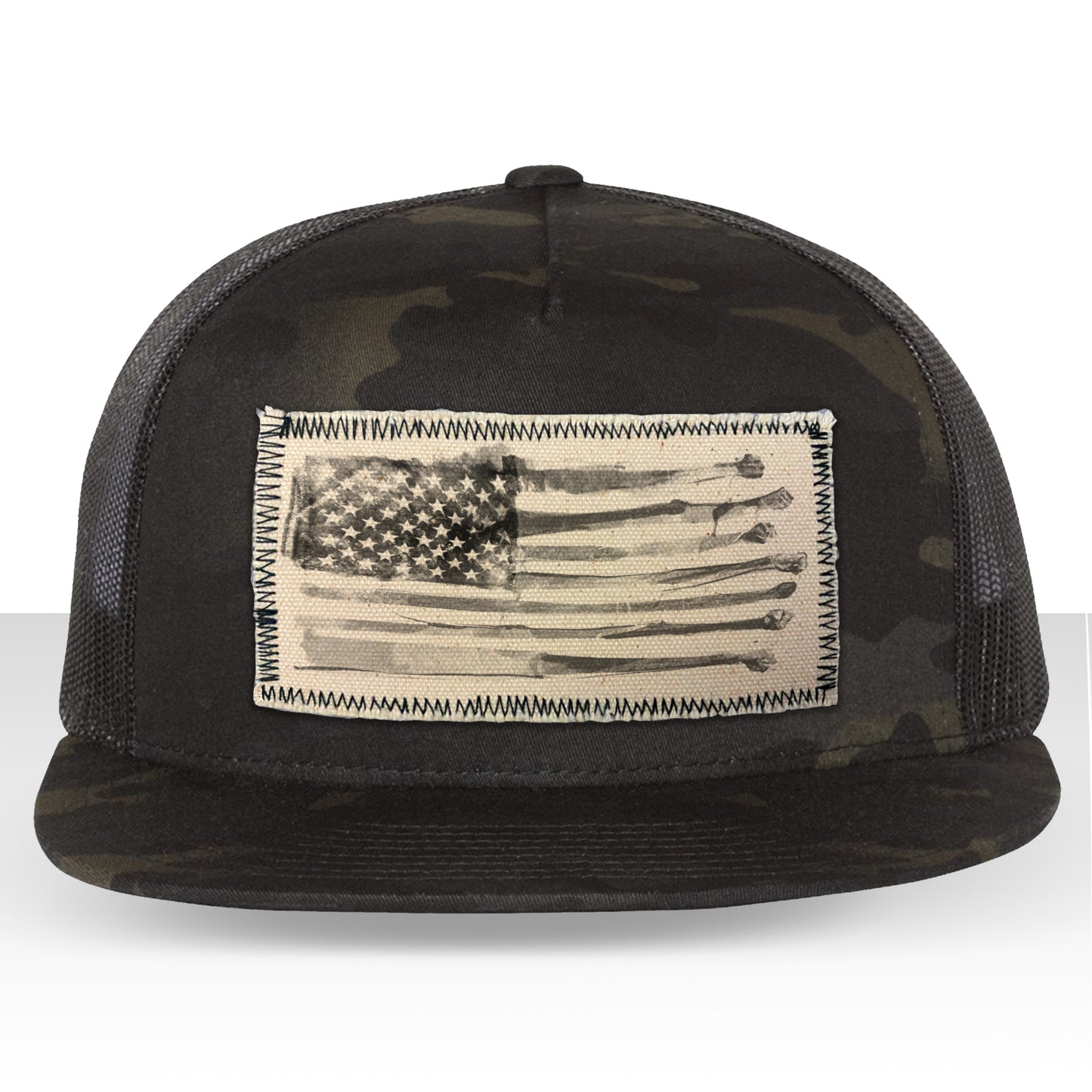 American Punches: Where Stars and Stripes Bleed Trucker Hat