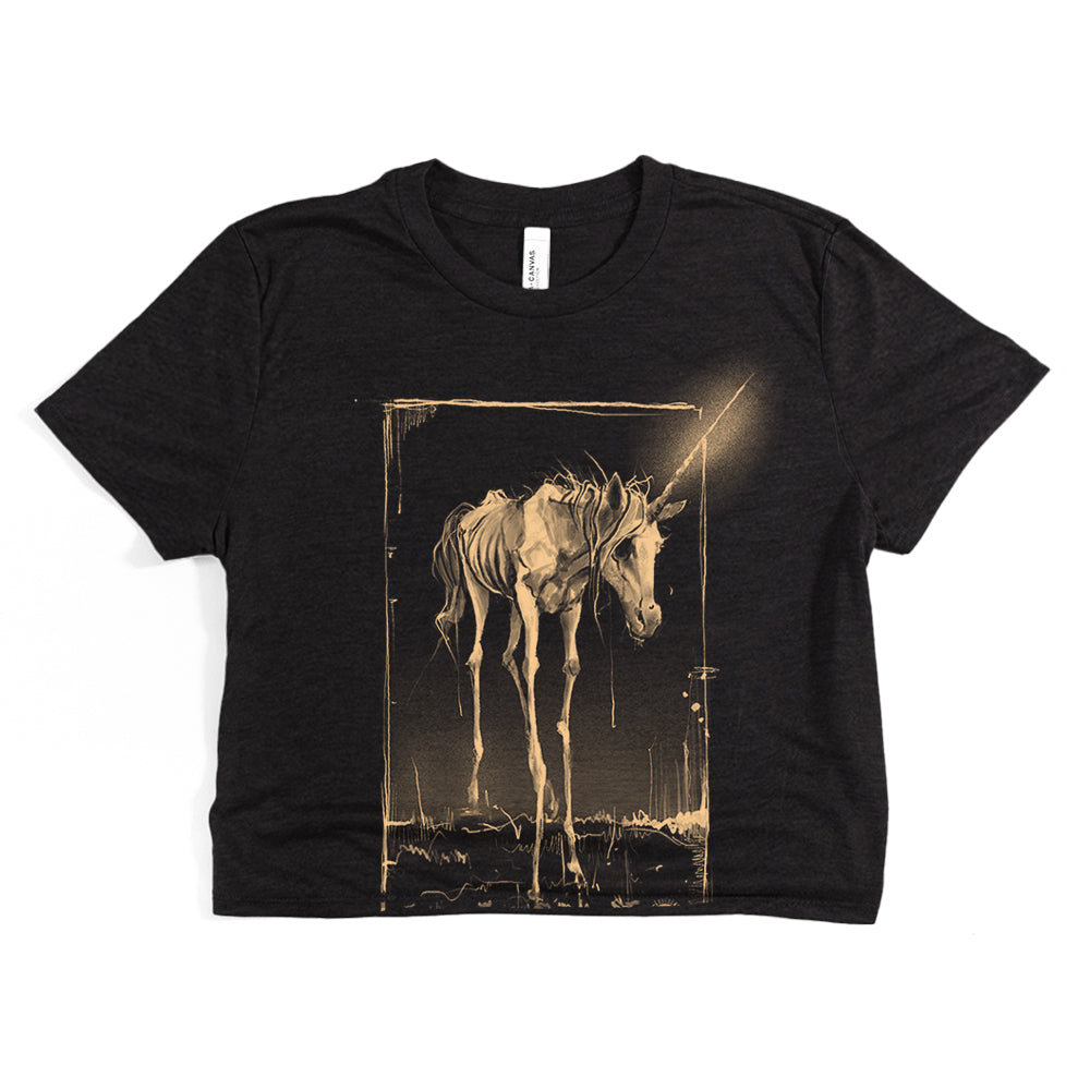 Unicorn's Last Light: Farewell to Magic Crop Tee