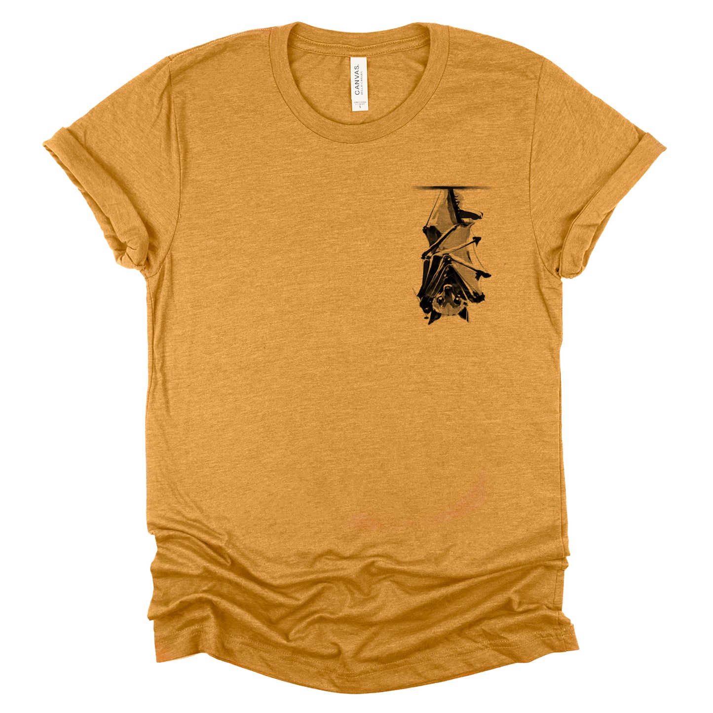 Upside Down Bat: Subtle Serenity T-shirt