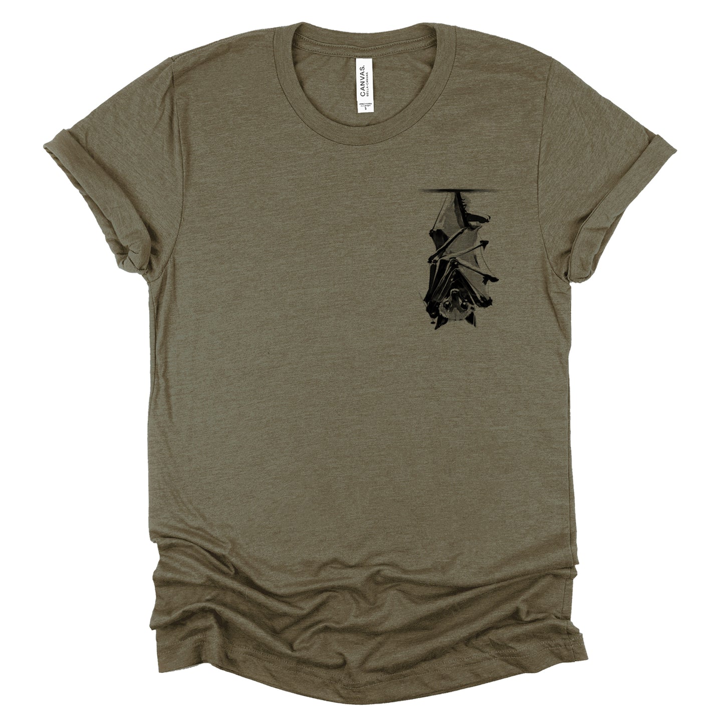 Upside Down Bat: Subtle Serenity T-shirt