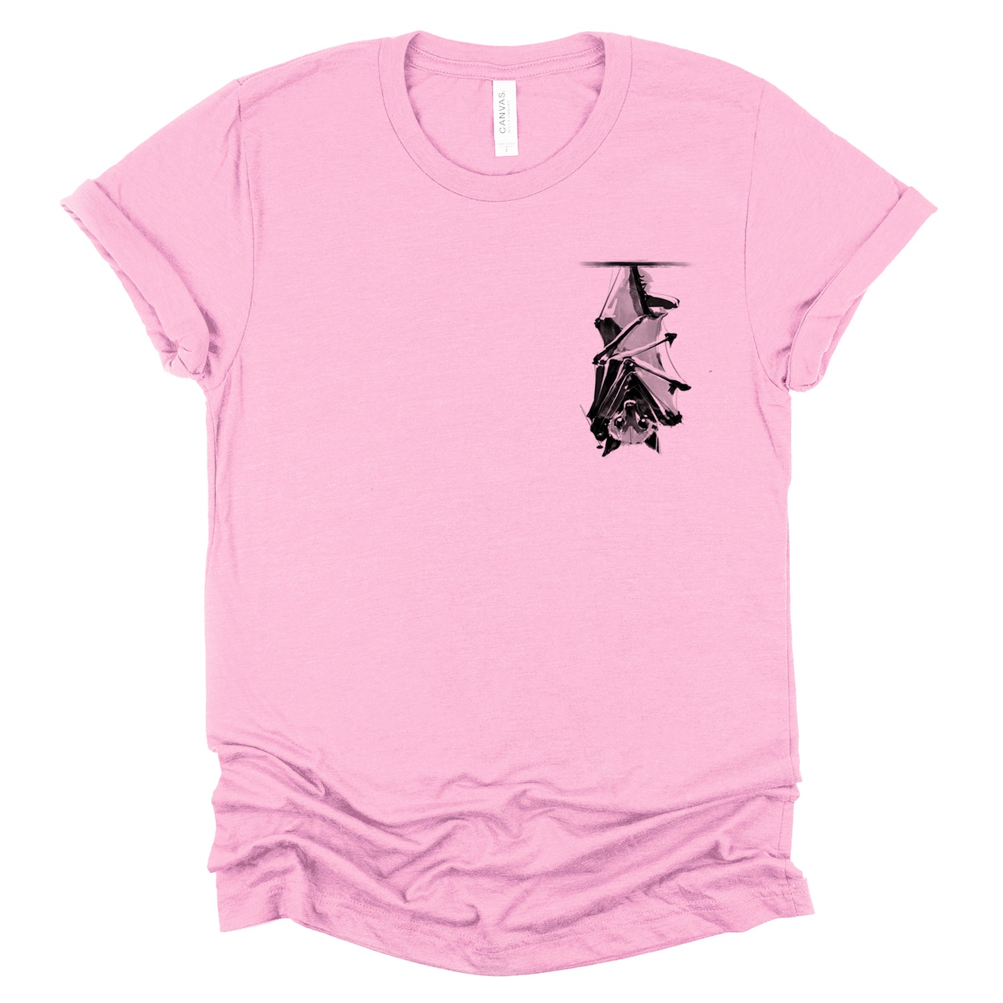 Upside Down Bat: Subtle Serenity T-shirt