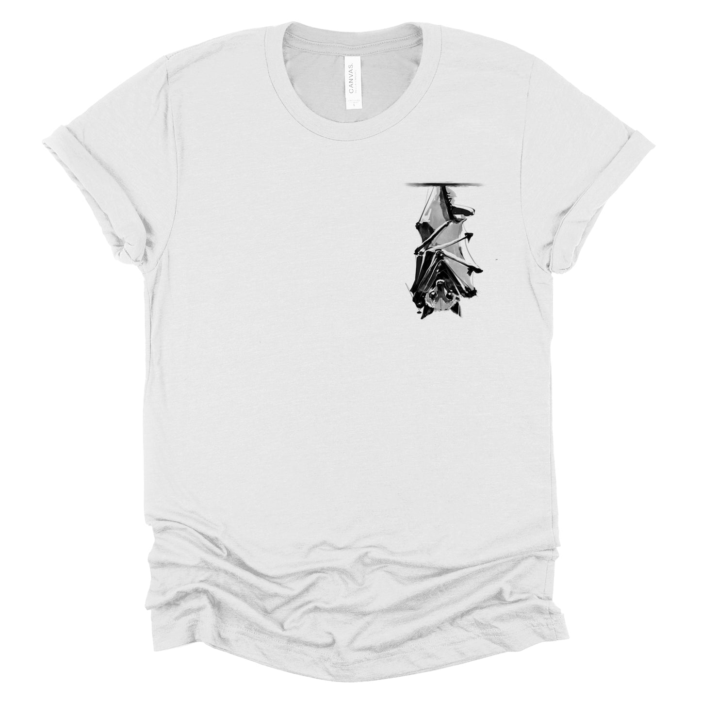 Upside Down Bat: Subtle Serenity T-shirt