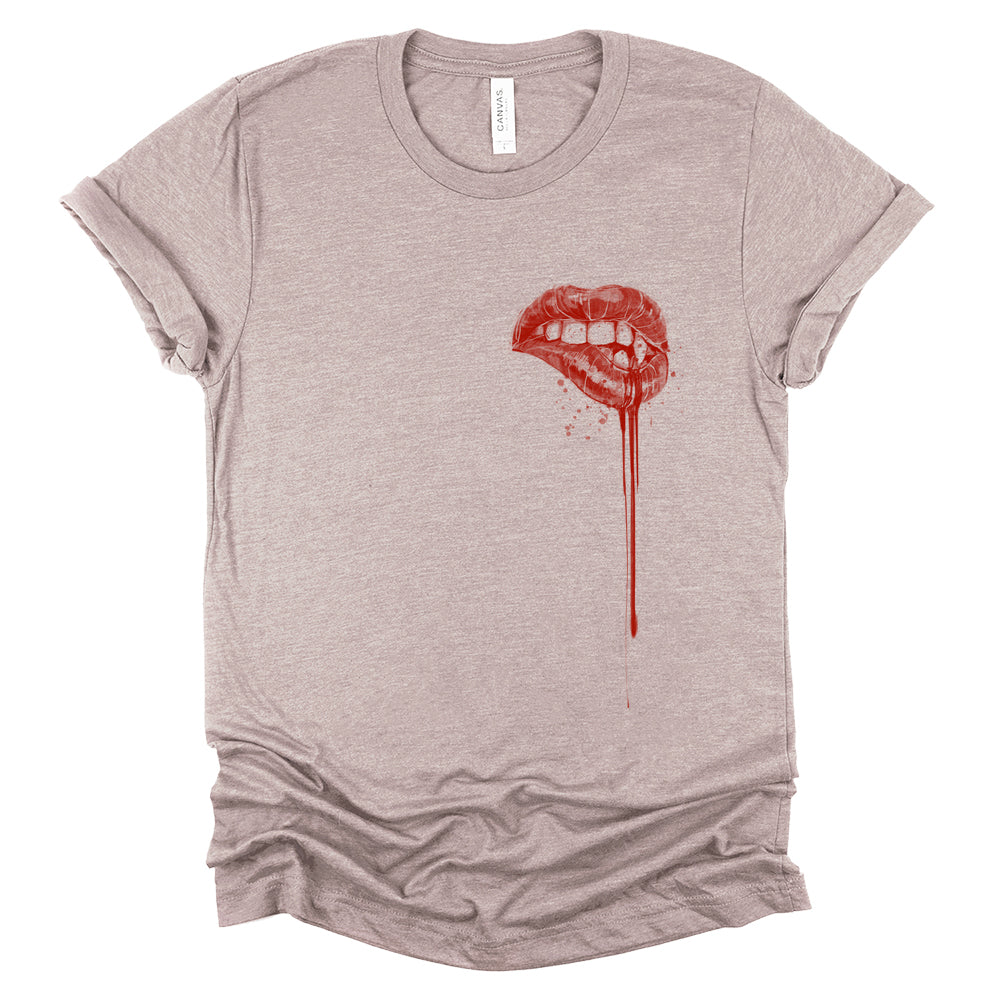 Vampire lips: Seduction in Every Drop T-shirt